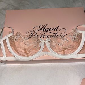 AGENT PROVOCATEUR LINDIE BRA sand/ivory 32C